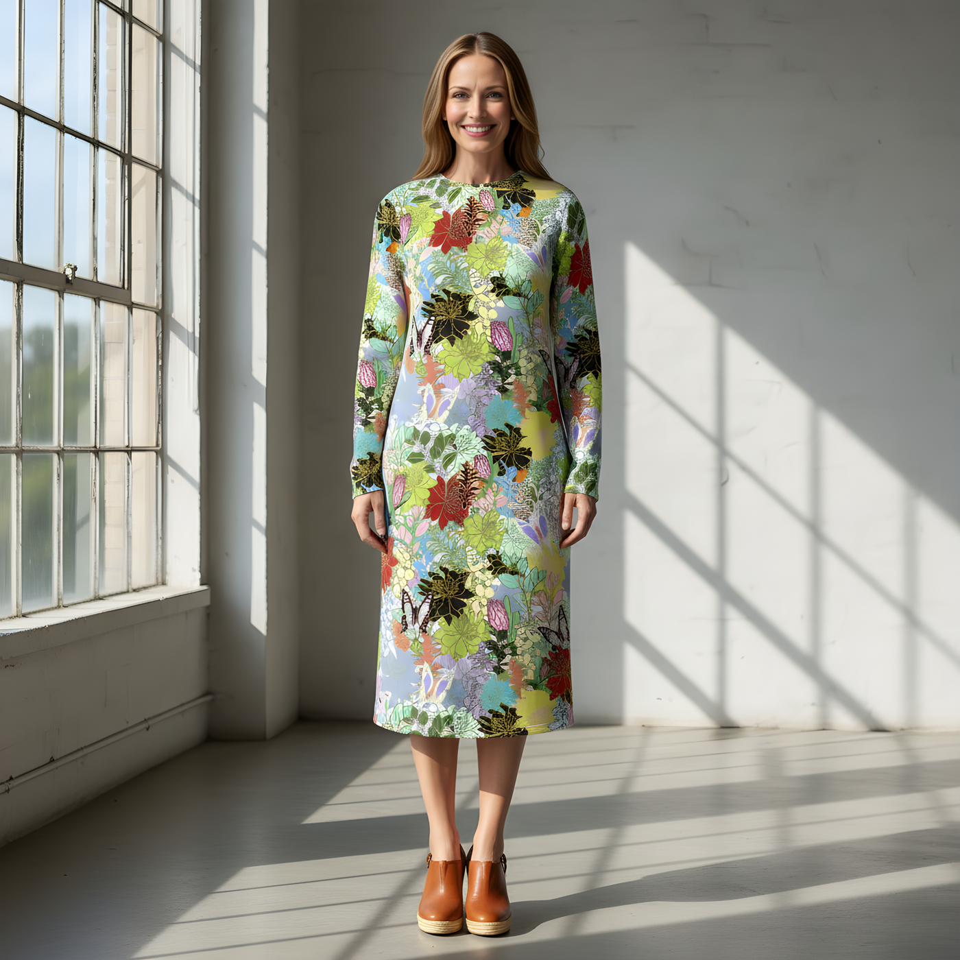 Long Sleeve Shift<span>Vintage Charm on Baby Wale Corduroy</span>