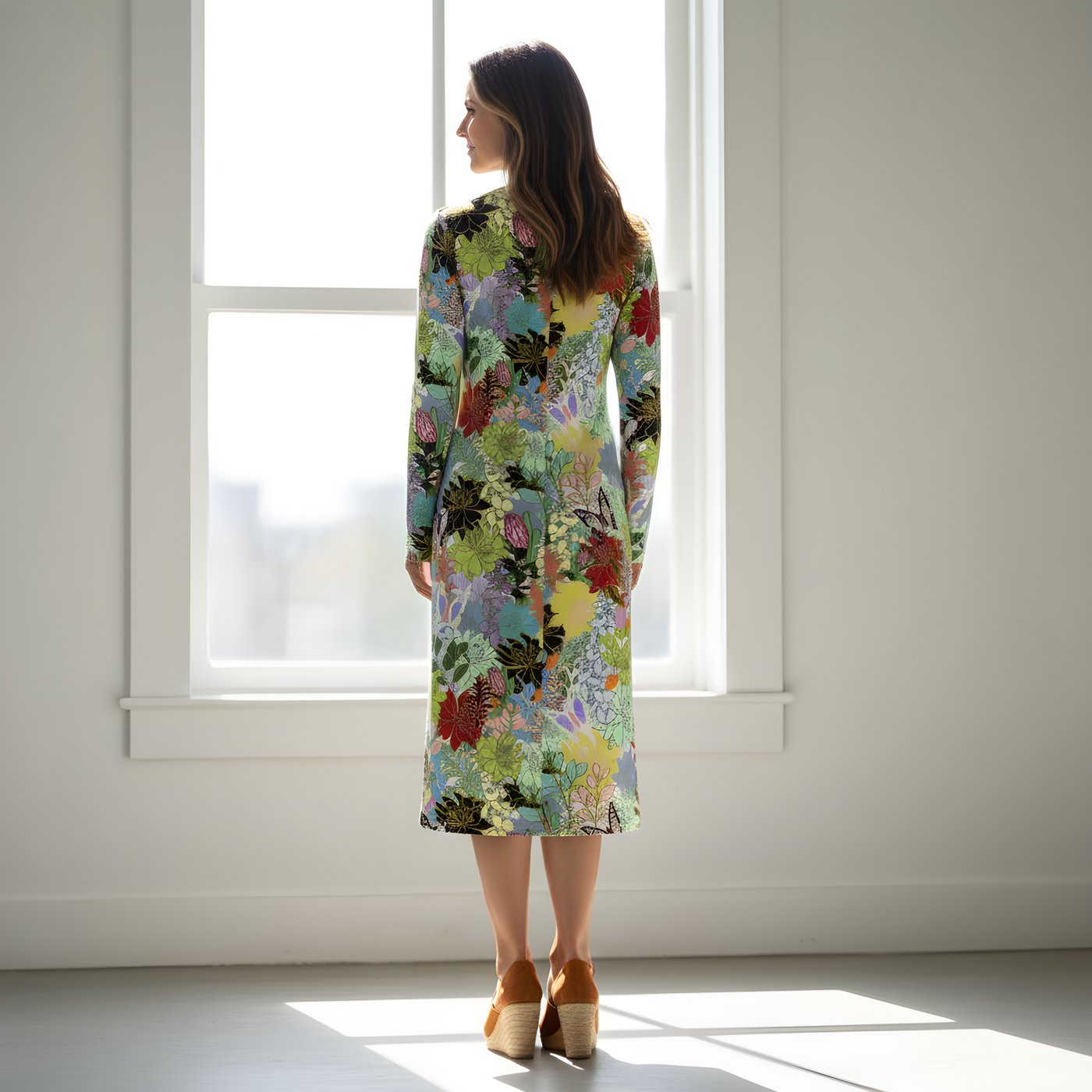 Long Sleeve Shift<span>Vintage Charm on Baby Wale Corduroy</span>