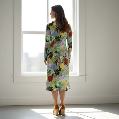 Long Sleeve Shift<span>Vintage Charm on Baby Wale Corduroy</span>