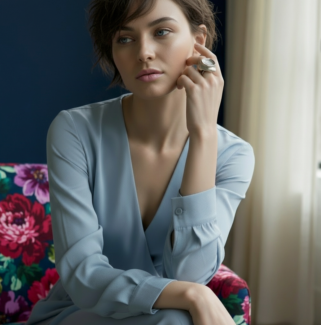 The Eternal Moonstone Ring <span>One-of-a-kind, Pure Sliver & Stone</span>