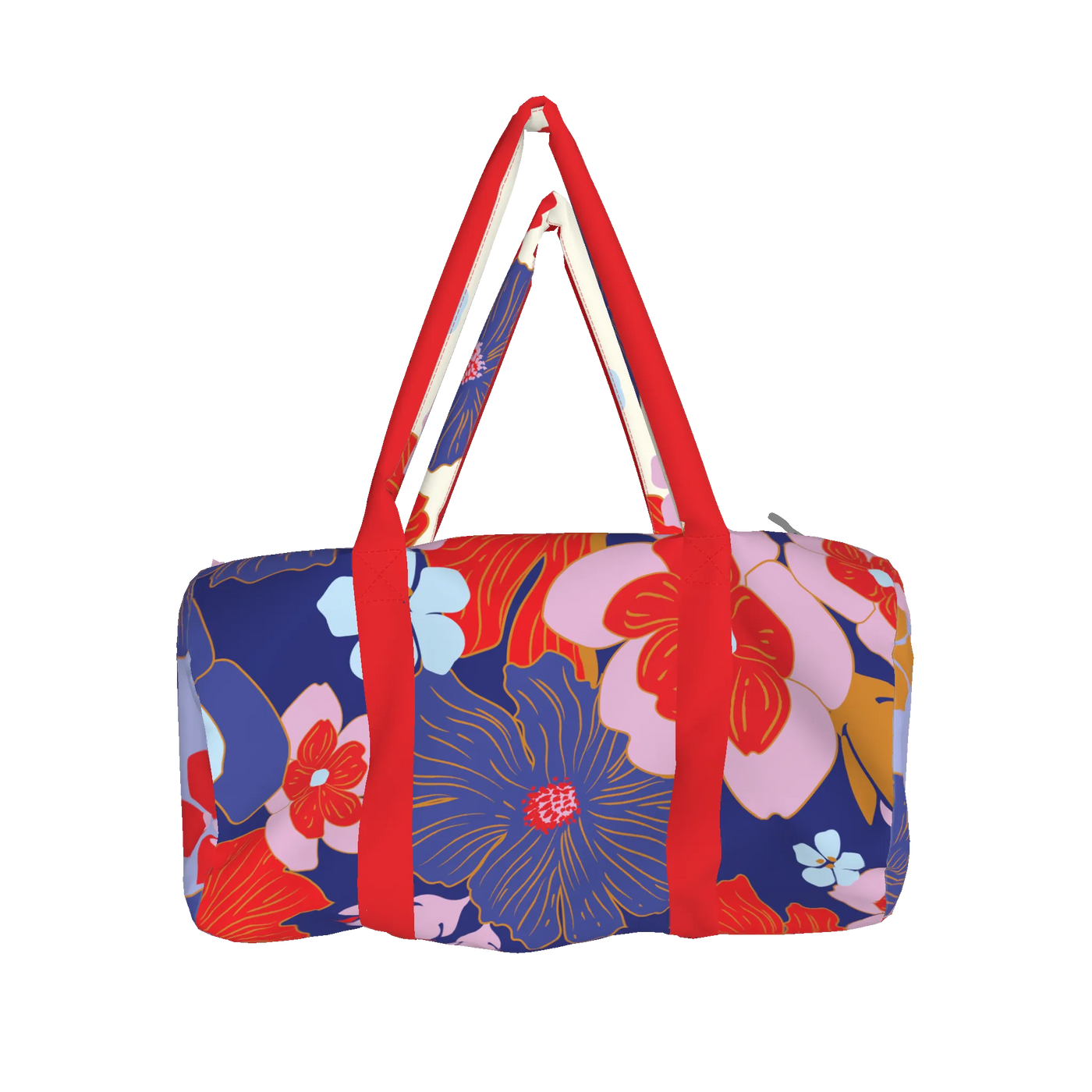 Duffle - Mixed Floral - Cotton Twill 19" Duffel Bag